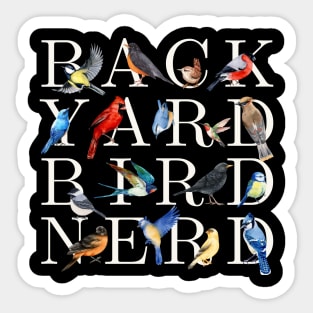 Back Yard Bird Nerd Sticker